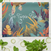 Linge De Cuisine La Tortue Verte Nage L'Océan Pacifique (Plié)