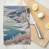 Linge De Cuisine La tranquillité d'hiver (Quart Plié)