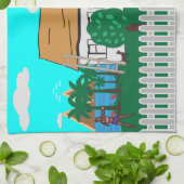 Linge De Cuisine La vie à la plage (Plié)