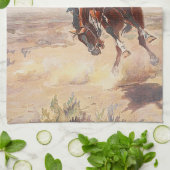 Linge De Cuisine La vie de cowboy de PIÈCE EN T (Plié)