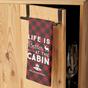 Linge De Cuisine La vie est meilleure chez la famille Cabine Buffal