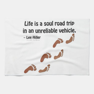Linge De Cuisine La vie est un road trip de l'âme dans un véhicule