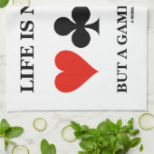 Linge De Cuisine La vie n'est rien mais un jeu de pont (les (Plié)