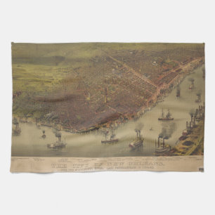 Linge De Cuisine La ville de la Nouvelle-Orléans Louisiane à partir