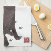 Linge De Cuisine Laboratoire de chocolat, labrador retriever, brun (Quart Plié)