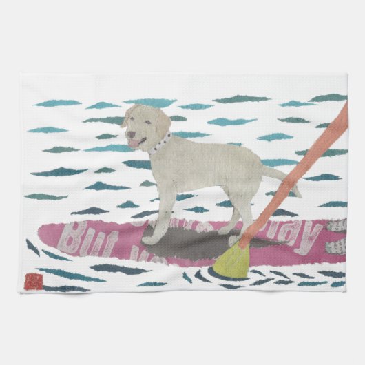 Linge De Cuisine Laboratoire jaune, labrador retriever, chien de (Horizontal)