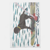 Linge De Cuisine Laboratoire noir, labrador retriever, chien de (Vertical)