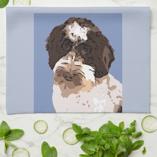 LINGE DE CUISINE LABRADOODLE (Plié)