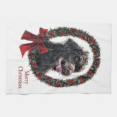 Linge De Cuisine Labradoodle Cadeaux de Noël (Horizontal)