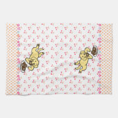 Linge De Cuisine Labrador et beignets jaunes (Horizontal)