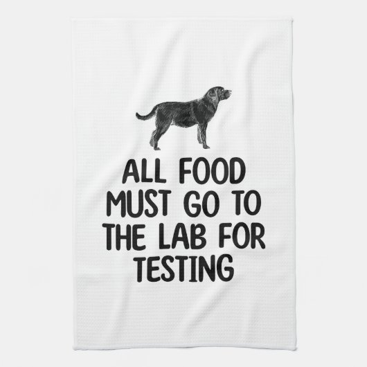 Linge De Cuisine Labrador Food Lab Testing Squad (Vertical)