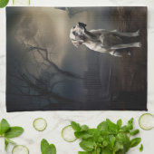 Linge De Cuisine Labrador Halloween (Plié)