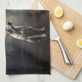 Linge De Cuisine Labrador Halloween (Quart Plié)