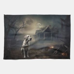 Linge De Cuisine Labrador Halloween Épouvantable