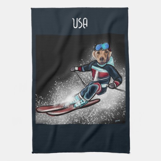 LINGE DE CUISINE LABRADOR RETRIEVER  (Vertical)