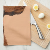 Linge De Cuisine Labrador Retriever (Chocolat) Peinture - Chien Art (Quart Plié)