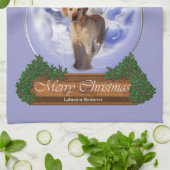 Linge De Cuisine Labrador Retriever Christmas (Plié)