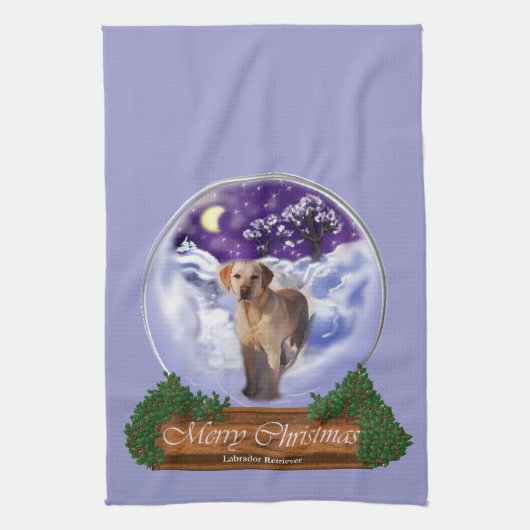 Linge De Cuisine Labrador Retriever Christmas (Vertical)