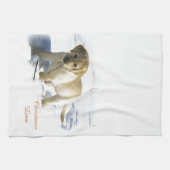 Linge De Cuisine Labrador Retriever Christmas (Horizontal)