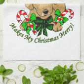 Linge De Cuisine Labrador Retriever Christmas (Plié)