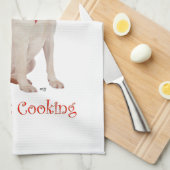 Linge De Cuisine Labrador Retriever Jaune Cuisine (Quart Plié)