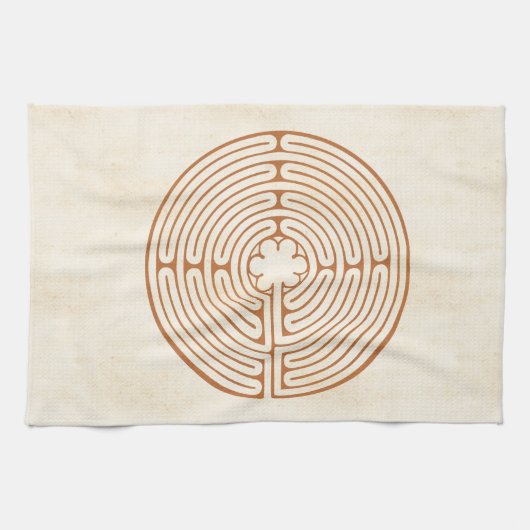 Linge De Cuisine Labyrinthe de Chartres (Horizontal)