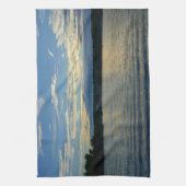 Linge De Cuisine Lac du coucher du soleil de bleu d'Ozarks (Vertical)