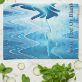 Linge De Cuisine Lac glaciaire (Plié)