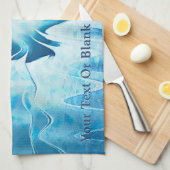 Linge De Cuisine Lac glaciaire (Quart Plié)