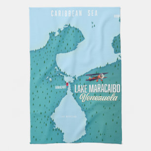 Linge De Cuisine Lac Maracaibo, Venezuela navigation cartographique