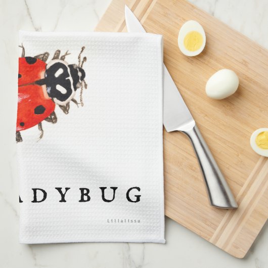 Linge De Cuisine Ladybug (Quart Plié)