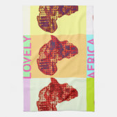 LINGE DE CUISINE L'AFRIQUE AMOUREUSE (Vertical)