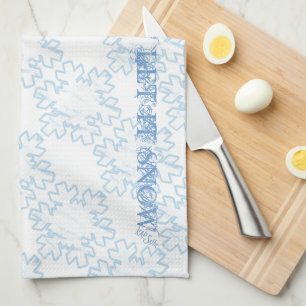 Linge De Cuisine Laisser les flocons de neige