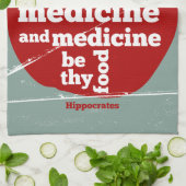 Linge De Cuisine Laissez la nourriture être par la médecine Hippocr (Plié)