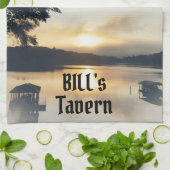 Linge De Cuisine Lakefront Servant Fièrement Ce Que Vous Apportez S (Plié)