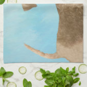 Linge De Cuisine Lakeland Terrier Peinture - Cute Original Chien Ar (Plié)