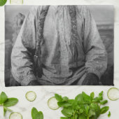 Linge De Cuisine Lakota Leader assis Bull Amérindien (Plié)