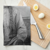 Linge De Cuisine Lakota Leader assis Bull Amérindien (Quart Plié)