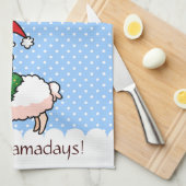 Linge De Cuisine Lama Elf de vacances (Quart Plié)