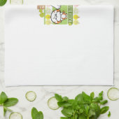 Linge De Cuisine L'ami de Bubbly Daisy et caramel (Plié)