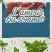 Linge De Cuisine L'amour au sommet (Plié)