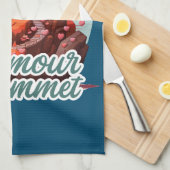 Linge De Cuisine L'amour au sommet (Quart Plié)