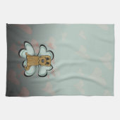 Linge De Cuisine L'amour des chiots (Horizontal)