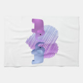 Linge De Cuisine L'amour des éléphants (Horizontal)