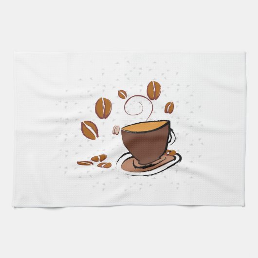 Linge De Cuisine L'amour du café (Horizontal)