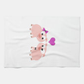 Linge De Cuisine L'amour du porc (Horizontal)