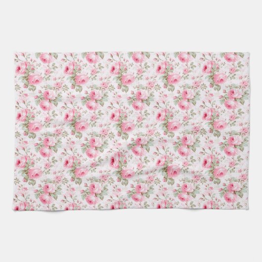 Linge De Cuisine L'Amour Est Comme Un Rose (Horizontal)
