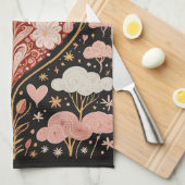 Linge De Cuisine L'amour est dans l'air (Quart Plié)