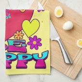 Linge De Cuisine L'AMOUR LGBTQIA+ EST L'AMOUR. Soyez heureux (Quart Plié)