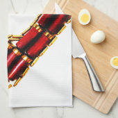 Linge De Cuisine Lance des balles de n (Quart Plié)